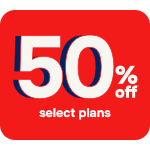 Save on select plans