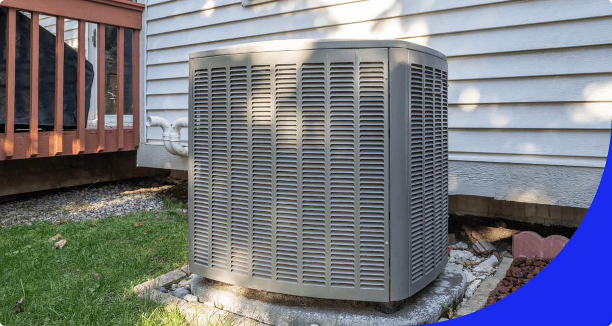 AC unit outside home